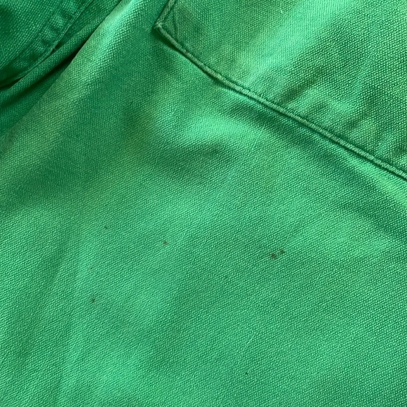 Vintage 1940s Topsail Light Grass Green Sanforized Clam Digger Capris Side Zip - Picture 13 of 16